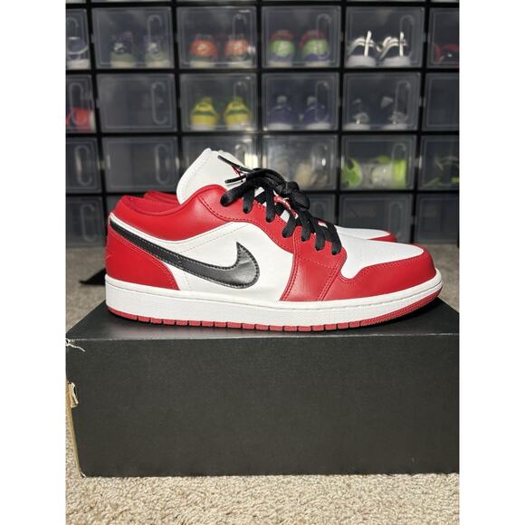 Air Jordan 1 Low Gym Red White Black 553558-611 Size US Men’s 10 main image 7